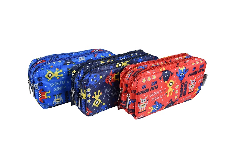 DOUBLE PENCIL CASE BOYS ROBO (PC-7727)